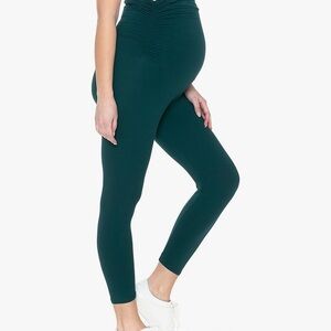 Teal Maternity Leggings for Women